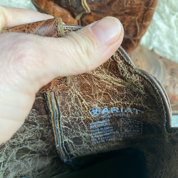 SOLD Authentic Ariat Cowboy Boots Women size 5.5 - Picture 8 of 11